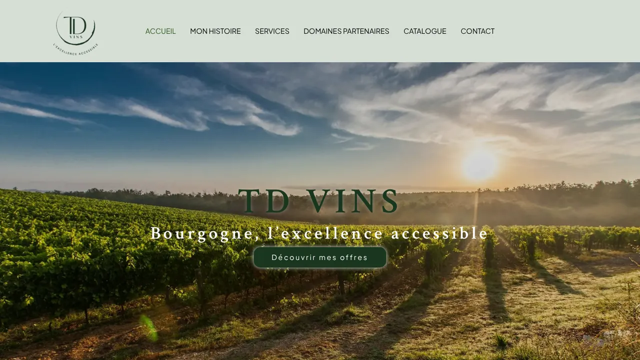 Site de TD Vins