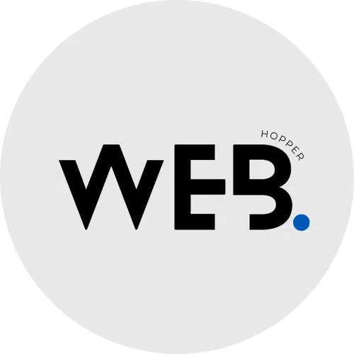 Logo Webhopper rond